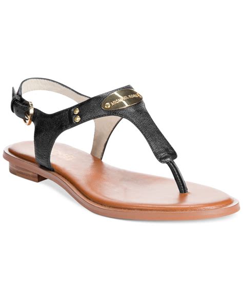 Michael Michael Kors MK Plate Flat Thong Sandals (6 M US, .